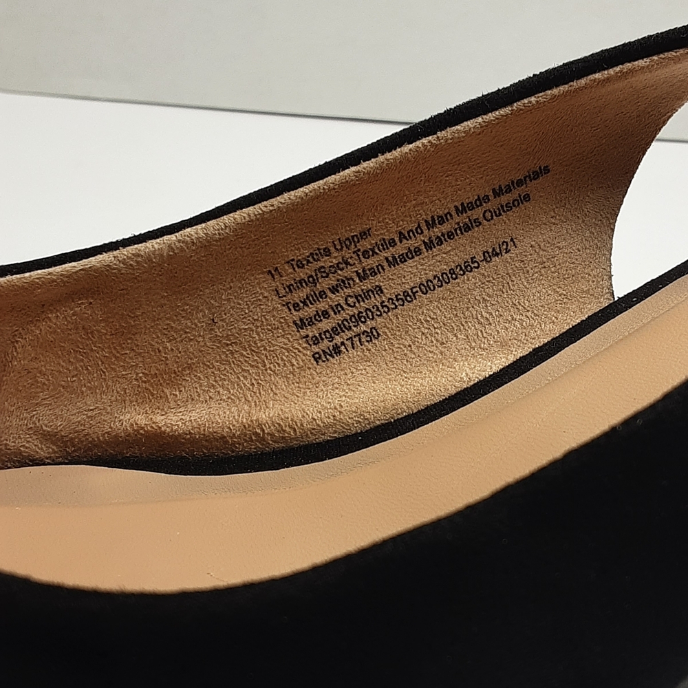 A New Day Elegant Black Slingback Heels - Picture 4 of 6